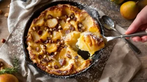 « Je n'ose plus servir d'autres desserts quand j'ai des invités en hiver » : ce clafoutis express a transformé mes fins de repas en famille