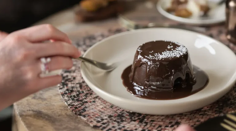 Cet ingrédient peu calorique apporte une texture ultra fondante au fondant au chocolat - il remplace le beurre