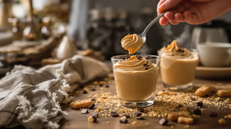 Crème dessert minute au café : j’adore sa texture fondante et veloutée, sans œuf, au goûter