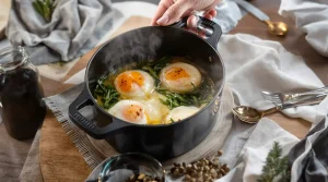 Crémeux, filant et réconfortant : ces œufs cocotte qui réchauffent les soirs d&rsquo;hiver sans alourdir