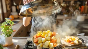 Cuisson à la vapeur : comment mieux préserver les propriétés des pommes de terre, des carottes et des oignons