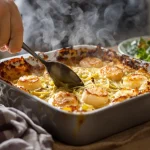 Gratin poireaux–Saint-Jacques : si simple à préparer, et pourtant digne d’un vrai repas de fête