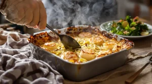 Gratin poireaux–Saint-Jacques : si simple à préparer, et pourtant digne d’un vrai repas de fête