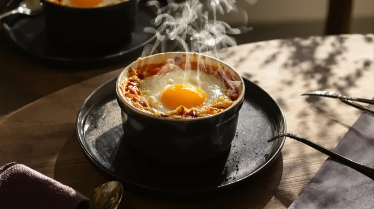 Le plat que je fais quand je n’ai envie de rien : œufs cocotte tomate-fromage prêts en 12 minutes