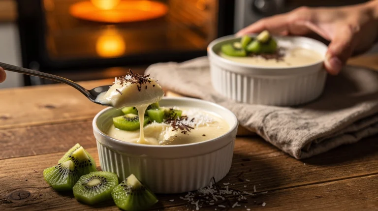 Plus léger qu'un flan antillais, ce dessert au bon goût de coco se prépare en un rien de temps