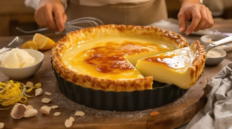 Plus rapide qu’un flan, j’ai fait cette tarte fondante express aussi savoureuse qu’en boulangerie