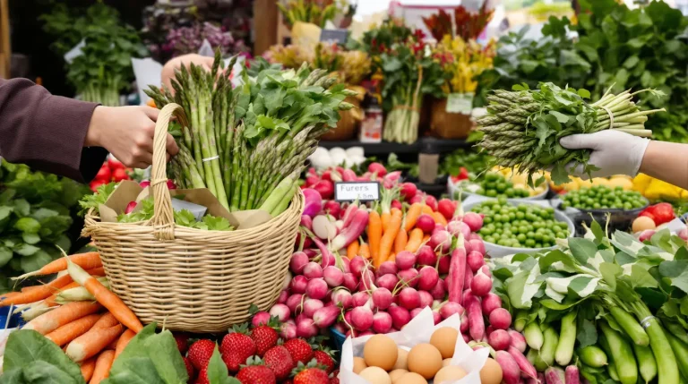 Retour du marché : que mettre dans son panier au printemps ? Les conseils de Laurent Mariotte