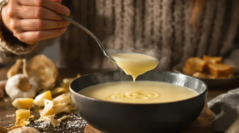 « Une de mes soupes préférées » : mon velouté blanc fondant, plein de goût et bon pour la santé