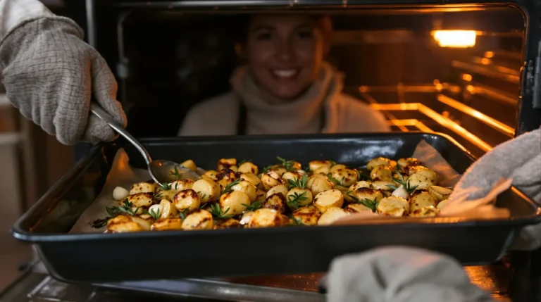 Voici comment je cuis des pommes de terre grenaille au four pour qu'elles soient bien dorées