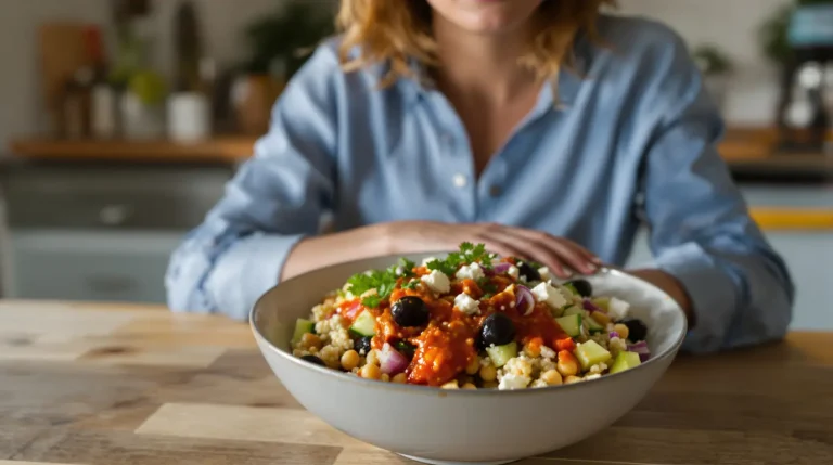 Voici le dîner méditerranéen économique que je prépare chaque semaine, et pourquoi il rassasie