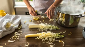 Asperges blanches filandreuses et amères : vous faites ces deux gestes dans le mauvais ordre