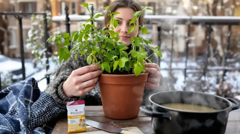 Cette plante remplace les cubes de bouillon et se cultive en pot à cette période précise