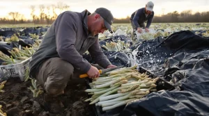 De la cueillette à l’aube au bain glacé, le ballet quotidien pour produire l’asperge parfaite du Loudunais