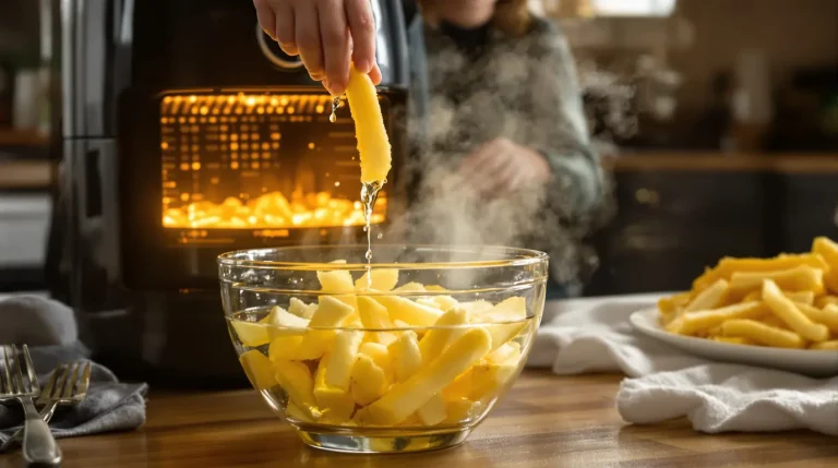Depuis que je fais ça, mes frites Airfryer sont parfaites : l’astuce de l’eau chaude enfin révélée