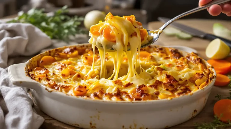Gratin de pommes de terre, poireaux et carottes : fondant, bien doré et ultra facile à préparer