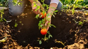 Il enterre ses plants de tomates jusqu’au cou : ce qui pousse sous terre explique tout leur goût