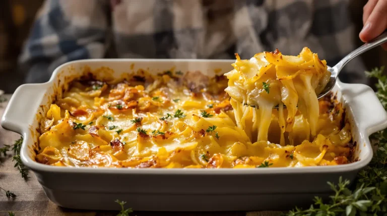 J’ai testé ce gratin ultra simple pommes, oignons, bouillon… plus gourmand qu’un dauphinois