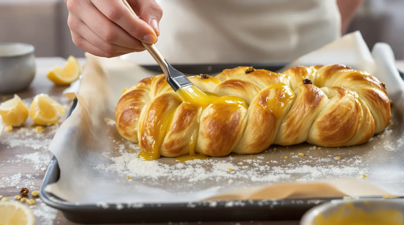 « Je dorais ma brioche au jaune d'œuf » : un pâtissier m'a révélé le geste pour une tresse de Pâques parfaite « Je dorais ma brioche au jaune d'œuf » : un pâtissier m'a révélé le geste pour une tresse de Pâques parfaite