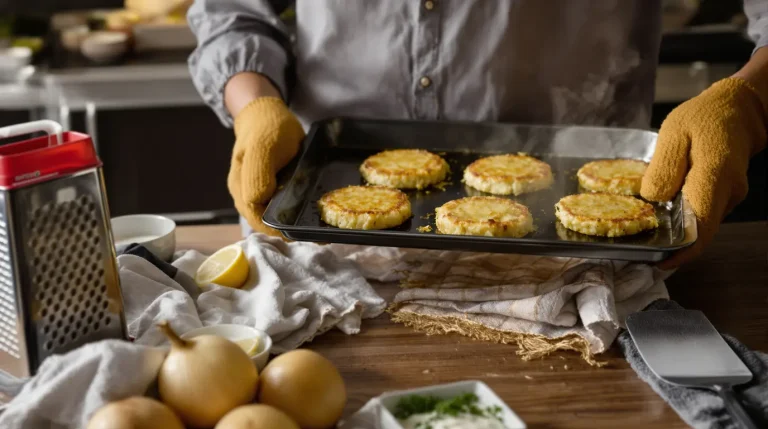 Je les prépare en 10 minutes : mes galettes de pommes de terre crousti-dorées au four, légères et bien meilleures que des frites