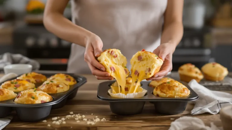 « Je les prépare le dimanche soir » : mes muffins fromage-jambon parfaits pour tous mes déjeuners de la semaine