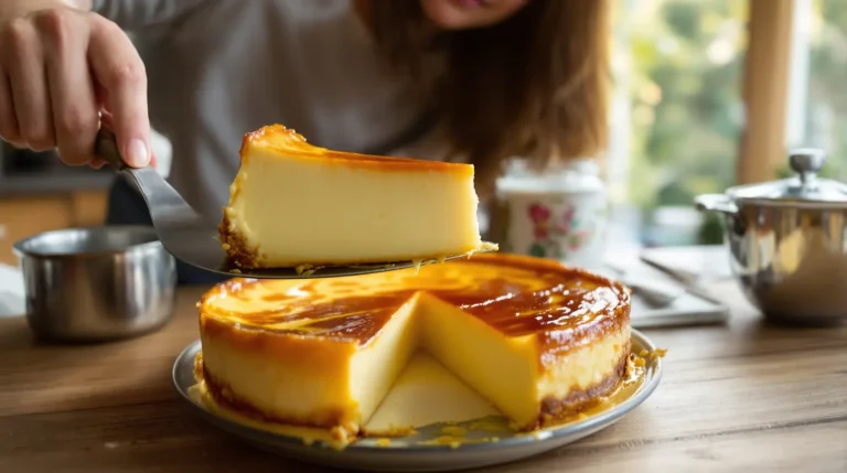« Mon flan pâtissier sans pâte est irrésistible » : léger, fondant et prêt vite pour un goûter parfait