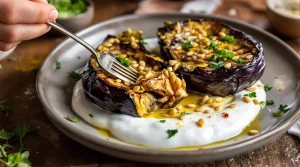 « On aurait dit un plat de resto ! » Depuis que je sers mes aubergines rôties ainsi, on me croit chef
