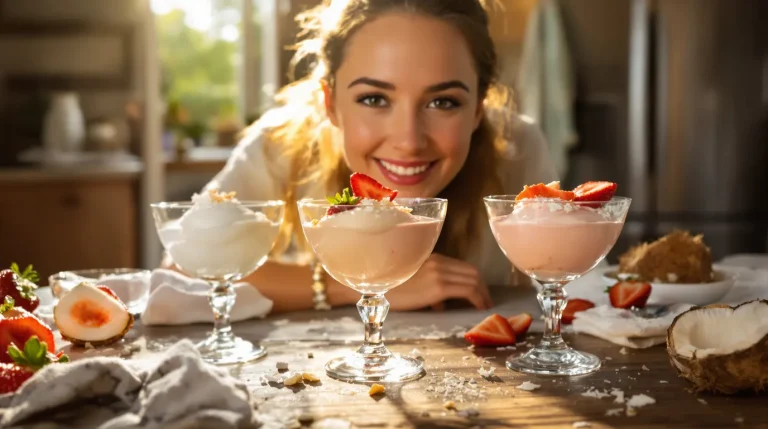 Panna cotta fraise coco sans laitages : mon dessert facile, frais et léger pour les beaux jours