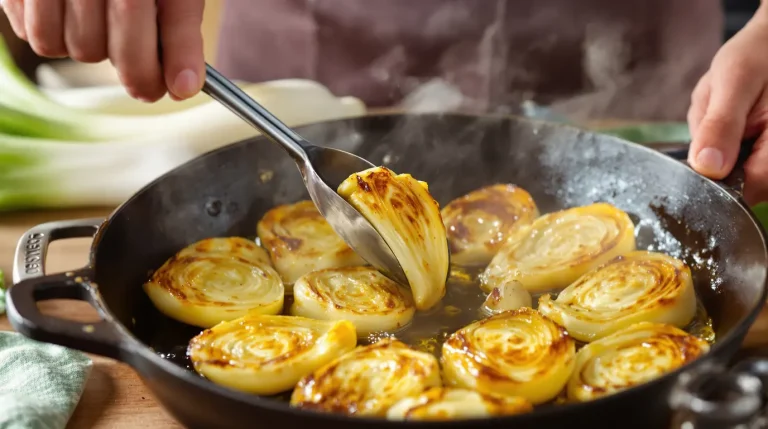 Poireaux : le geste tout simple d’un chef 3 étoiles pour les rendre ultra fondants en 3 minutes