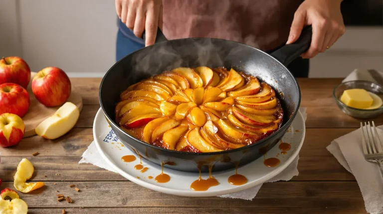 « Une poêle, et c’est tout » : mon gâteau aux pommes préféré sans allumer le four