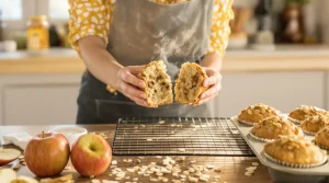Fini le beurre dans mes gâteaux : je le remplace par un ingrédient du placard pour des muffins avoine-pomme ultra moelleux