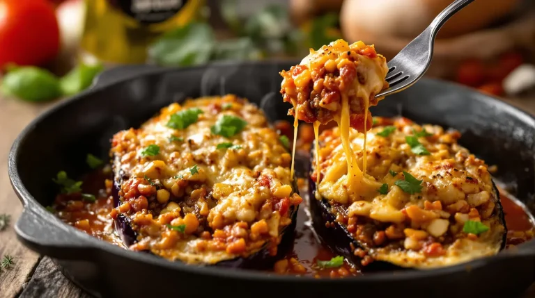 Moelleuses, parfumées, prêtes en 35 minutes : ces aubergines farcies méditerranéennes remplacent nos plats du soir