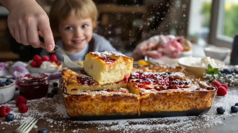 Pannukakku : la grande crêpe finlandaise au four prête en 5 minutes qui régale toute la famille