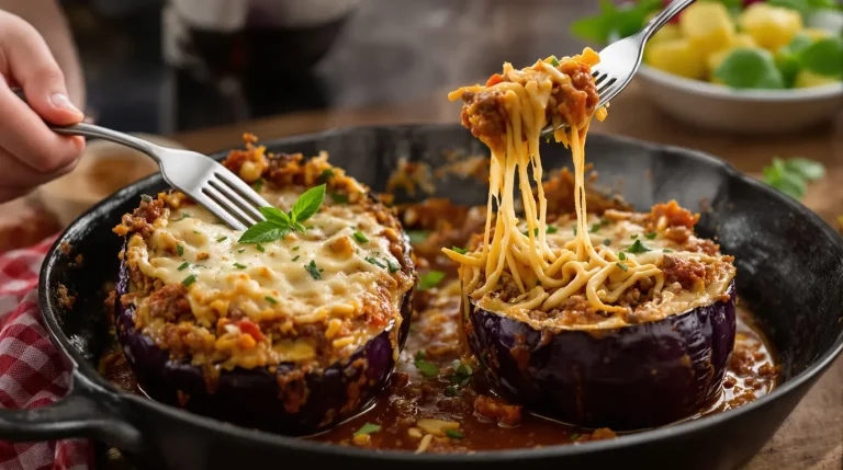 « Papa, c’est meilleur que des lasagnes » : j’ai fait ces aubergines farcies au four en 35 minutes