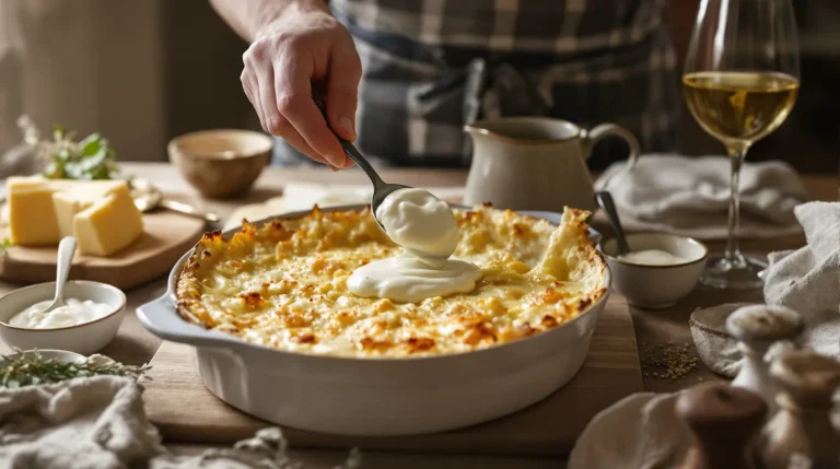 par quoi remplacer la béchamel dans un gratin