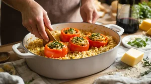 tomates farcies recette de grand-mère avec riz