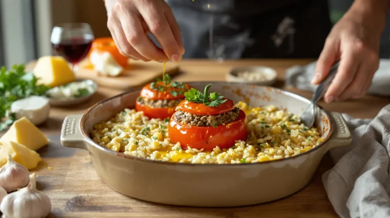 Tomates farcies recette de grand-mère avec riz saveur maison tomates farcies recette de grand-mère avec riz
