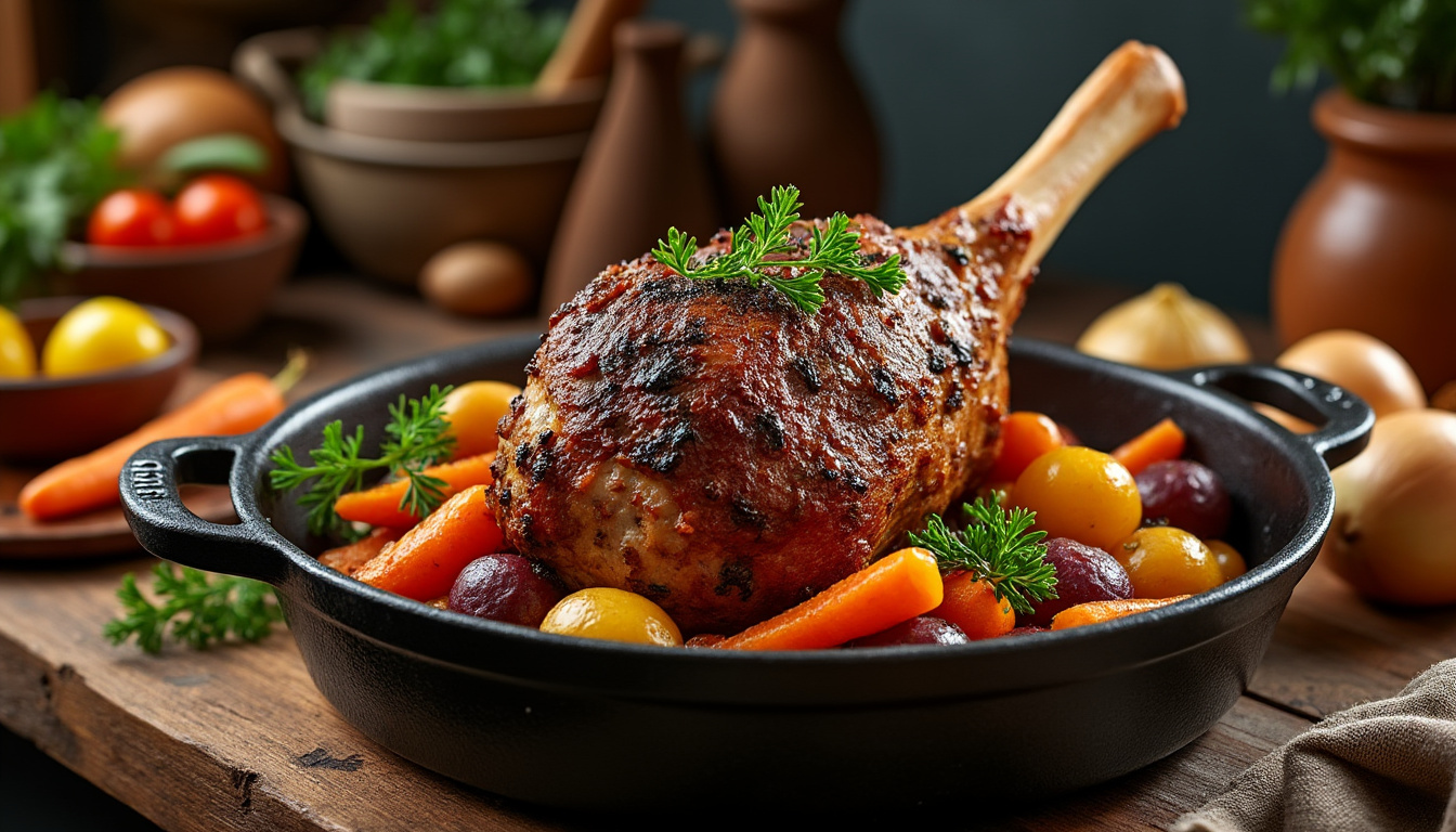 découvrez comment préparer un gigot de 7 heures tendre et savoureux grâce à nos conseils et astuces pour une cuisson parfaite et un goût exquis.
