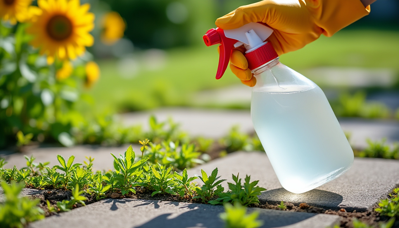 découvrez un désherbant naturel efficace qui élimine les racines en profondeur pour un jardin propre et sain sans produits chimiques.