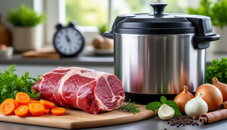 découvrez le guide complet pour réussir la cuisson de 2 kg de langue de bœuf en cocotte minute, avec des conseils précis pour un résultat tendre et savoureux.