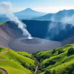 découvrez le mont aso, l'un des volcans actifs les plus impressionnants du japon. explorez ses paysages volcaniques uniques, ses sentiers de randonnée et sa culture locale riche.